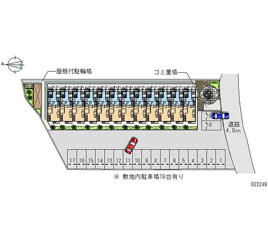 新居浜市庄内町５丁目 月極駐車場
